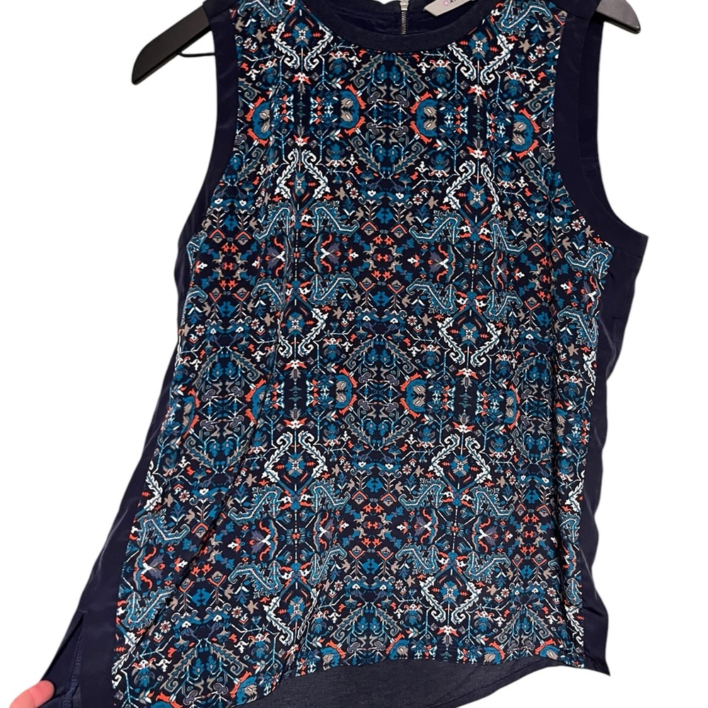 Athleta Geometric Patterned Sleeveless Blouse - image 6